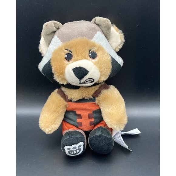Marvel Build A Bear Mini Buddy Rocket Raccoon Guardians of the Galaxy Plush 7” - Picture 1 of 10